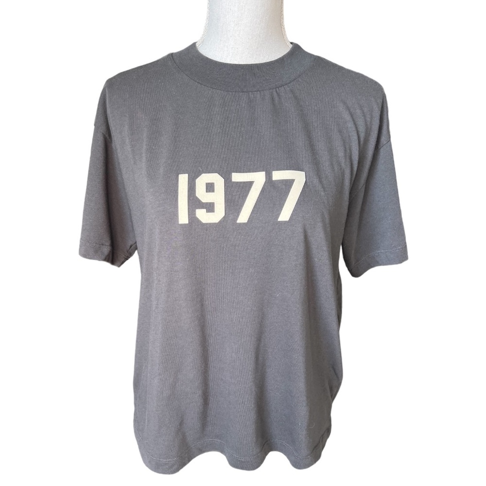 Fear of god Essentials 1977 Gray Cotton Shirt